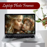 Laptop Photo Frame Editor